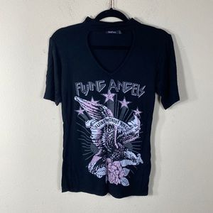 Boohoo Angel Without Wings T-Shirt